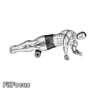 Roller Side Lat Stretch GIF