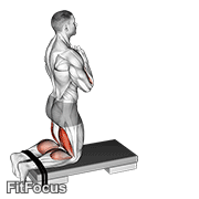 Self Assisted Inverse Leg Curl GIF