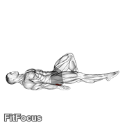 Single Leg Bridge With Outstretched Leg GIF