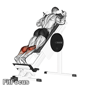 Sled Forward Angled Calf Raise GIF
