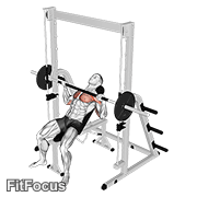 Smith Incline Bench Press GIF