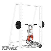 Smith Leg Press (smith machine leg press) GIF — animated legs exercise demonstration