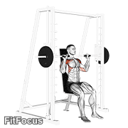 Smith Seated Shoulder Press GIF