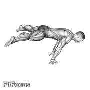 Straddle Planche GIF — animated core exercise demonstration