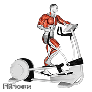 Walk Elliptical Cross Trainer GIF