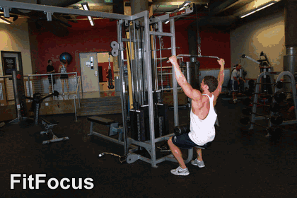 Wide-Grip Lat Pulldown demonstration